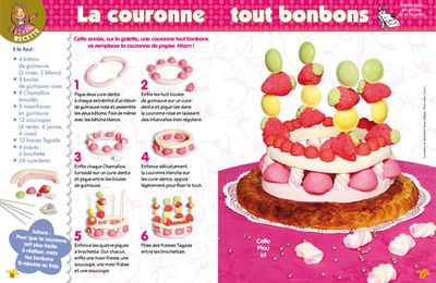 RECETTE pour le magazine "Les P'tites Princesses"