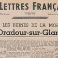 Oradour, Les Lettres françaises 1944