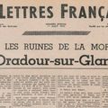 Oradour, Les Lettres françaises 1944