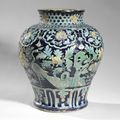 A rare and large 'Fahua' jar, Ming dynasty, circa 1500