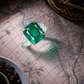 An Emerald and Diamond Ring, by Marina B