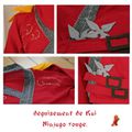 Déguisement Ninjago rouge: Kai.