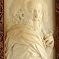 Netherlandish relief portrait plaque of the philosopher Democritus, Last quarter 17th century