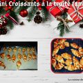 Mini croissants à la truite fumée