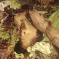 Salade au foie de volaille