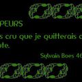 INCIPIT "SI VIEILLES PEURS" SYLVAIN BOES (NUMÉRO QUARTORZE)