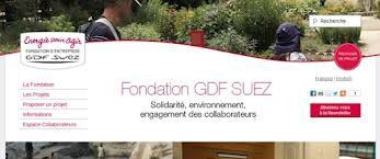 FONDATION GDF SUEZ: "ETRE UTILE AUX HOMMES..."