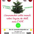 Des Sapins  pour financer les activités extra scolaires de nos enfants !