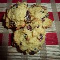 Cookies coco cranberries 