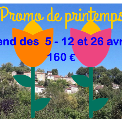 Promo de printemps !