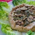 Tartelette complète aux champignons et au sésame