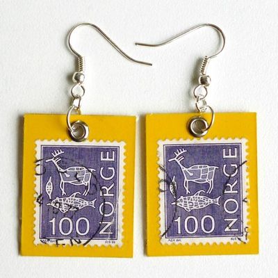 Boucles timbrées "Norvège"