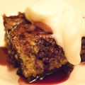 Cherry cake pudding - Clafoutis cerise & noix de pecan