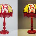 Lampe de chevet "Daria" Abat-jour en papier