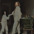 Attributed to Gonzales Coques, Portrait of a man, full-length, handing a letter to a boy, in an interior (The Young Messenger)