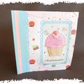 Scrapbooking : Mini album Cupcakes