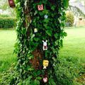 projet land art, "accroché à un arbre, Nora Snai, Noémie Piquet, Typhaine Queffelec