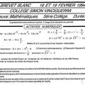 1994 février - 0212 - Le Brevet Blanc au Vieux Lycée de Bastia - 1987 à 2001