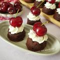 Fondant au chocolat et cerises 