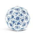 Ming dynasty Blue and White Porcelain sold at Sotheby's London, 1st november 2023