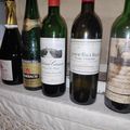 Saint Emilion : Château Canon 1985, Pessac-Léognan : Haut-Bailly 1990, Saint Julien : Léoville Las Cases 1975