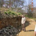 mur de soutènement à Fraisse ( Loire )