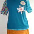 T-shirt crochet / couture