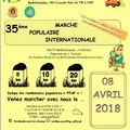 Marche Populaire FFSP Vosges - Dimanche 8 avril 2018