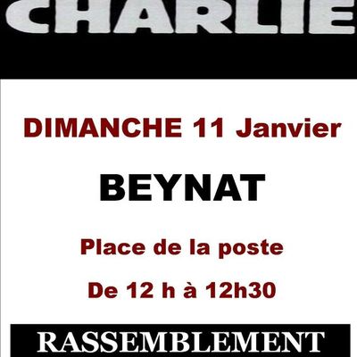 Rassemblement pour la liberté à Beynat 