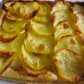 Tarte fine aux pommes de terre