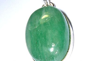 PENDENTIF "CABOCHON" AVENTURINE 1 