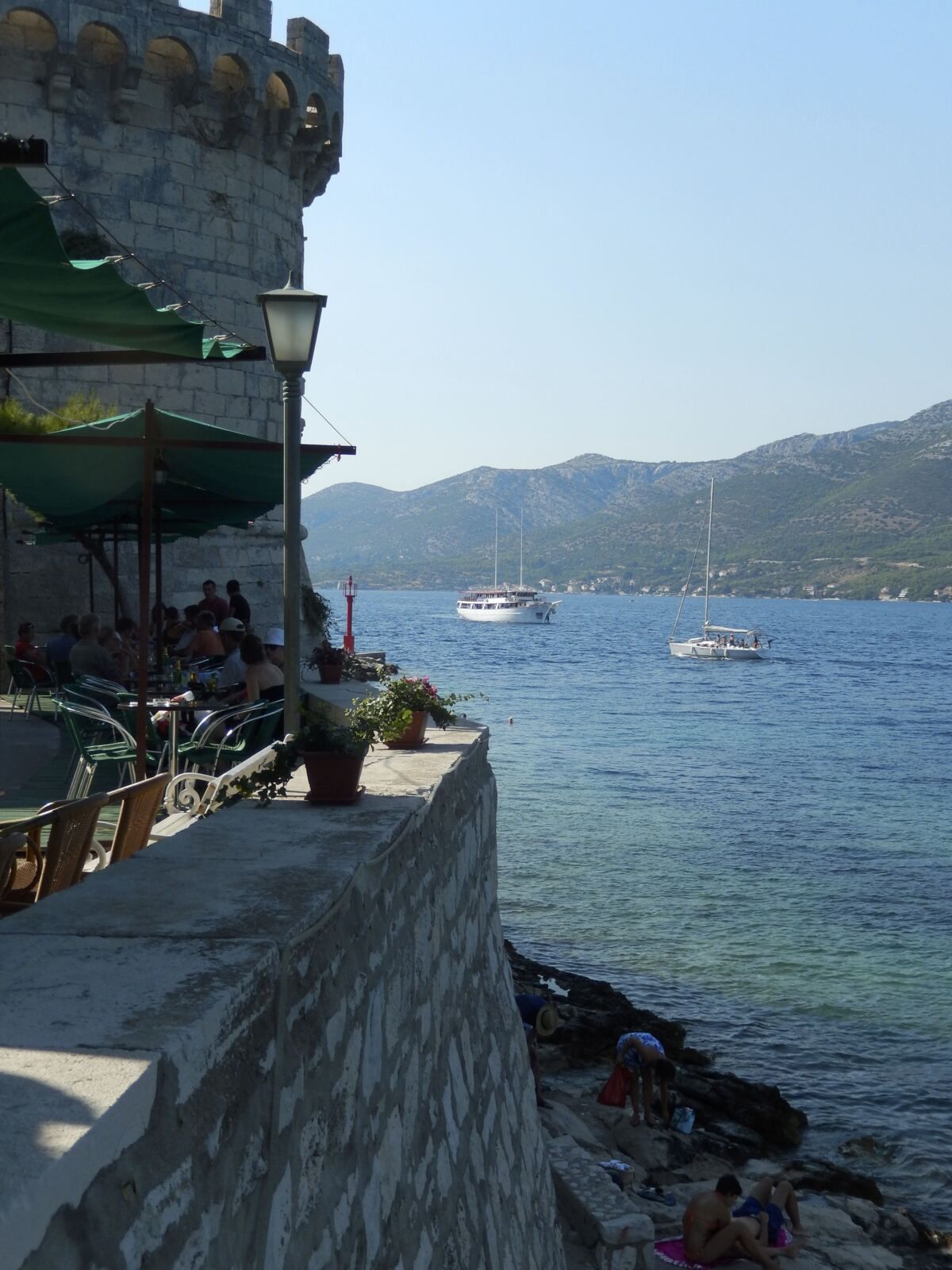 Les remparts de Korcula 6 août 2013