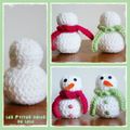 Tuto : faire un bonhomme de neige au crochet