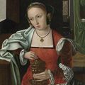 Circle of..., BRUGES, CIRCA 1530 - Interior with Mary Magdalen holding vessel of ointment