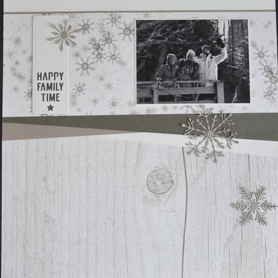 2 pages hivernales pour Variations Créatives