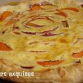 Tarte aux abricots, pêches et fève tonka