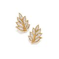Pair of 18 karat two-color gold and diamond earclips, Buccellati
