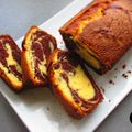 Gâteau marbré cacao-orange...