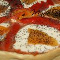 Tarte tomate mozzarella poivrons