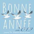 Laure Th.Chanal Illustrations vous souhaite une Bonne année 2019 !