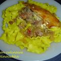 Poulet farci au foie gras et gésiers de canard