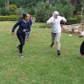 Un après-midi sportif et ludique, hier au temps d'accueil des enfants et des jeunes organisé par l'association Ourika Tadamoune