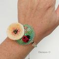 Bracelet "la coccinelle" 