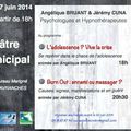 "L'adolescence, vive la crise" et "Le burn out : ennemi ou messager?" thèmes de 2 conférences à Avranches mardi 17 juin 2014