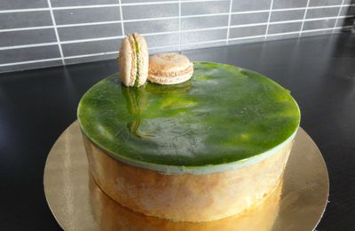 Entremet pistache/coco