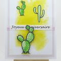 Carte cactus - Cactus card