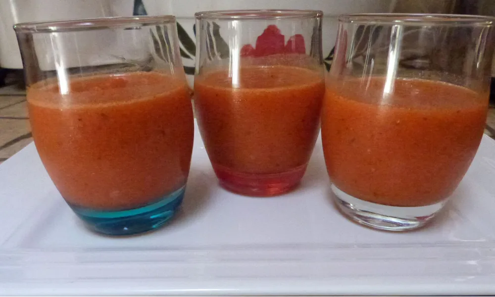 GASPACHO AU VINAIGRE DE XERES