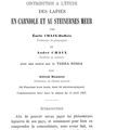 Contribution à l'étude des lapiés en Carniole et