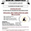 Thionville : Samedi 28 mars : Stage jeunes 6-17 ans