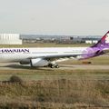 Aéroport: Toulouse-Blagnac (TLS-LFBO): Hawaiian Airlines: Airbus A330-243: N396HA: F-WWYZ: MSN:1488.